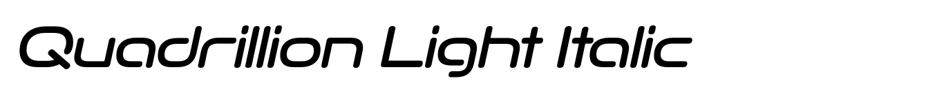 Quadrillion Light Italic image